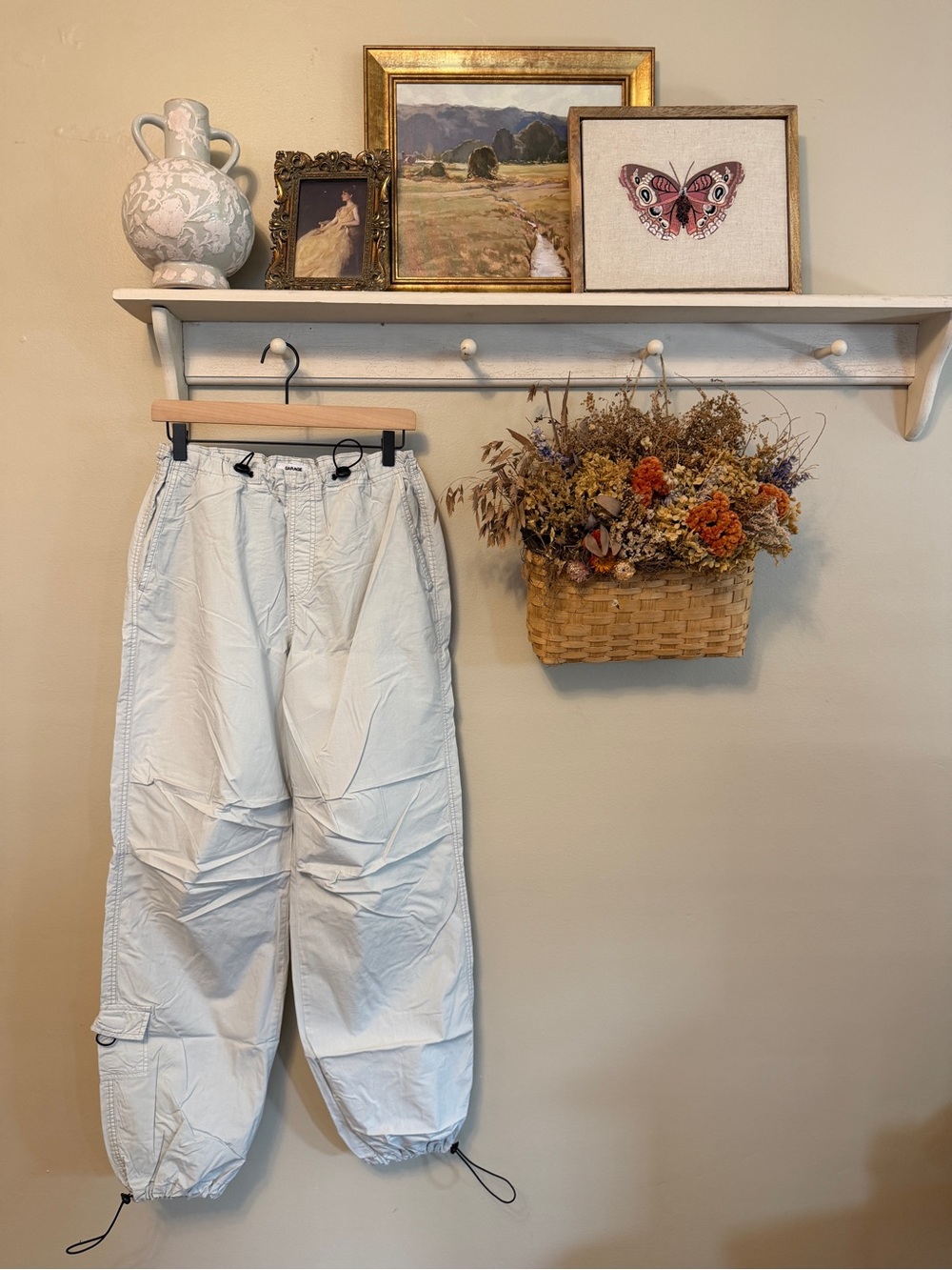Garage Light Gray Cargo Jogger Pants